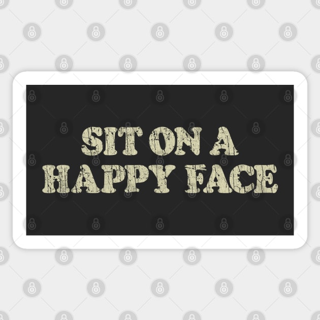 Sit on a Happy Face 1975 Sticker by JCD666